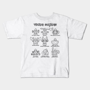 Viking Sayings Kids T-Shirt